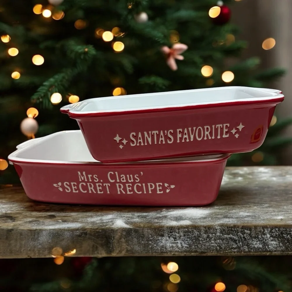 Swoozies Secret Recipe Baking Dishes Set of 2